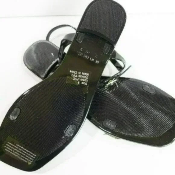 Olivia Miller Palizzi Jelly Sandals-9 - Picture 4 of 4